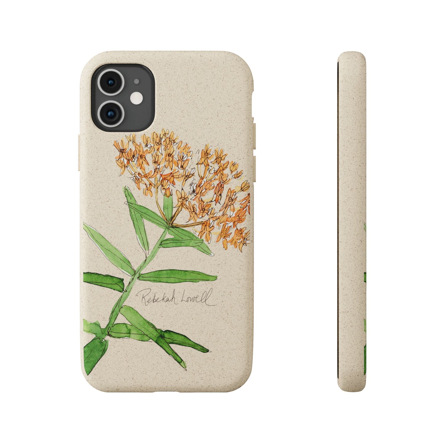 Butterfly Weed Biodegradable Phone Case