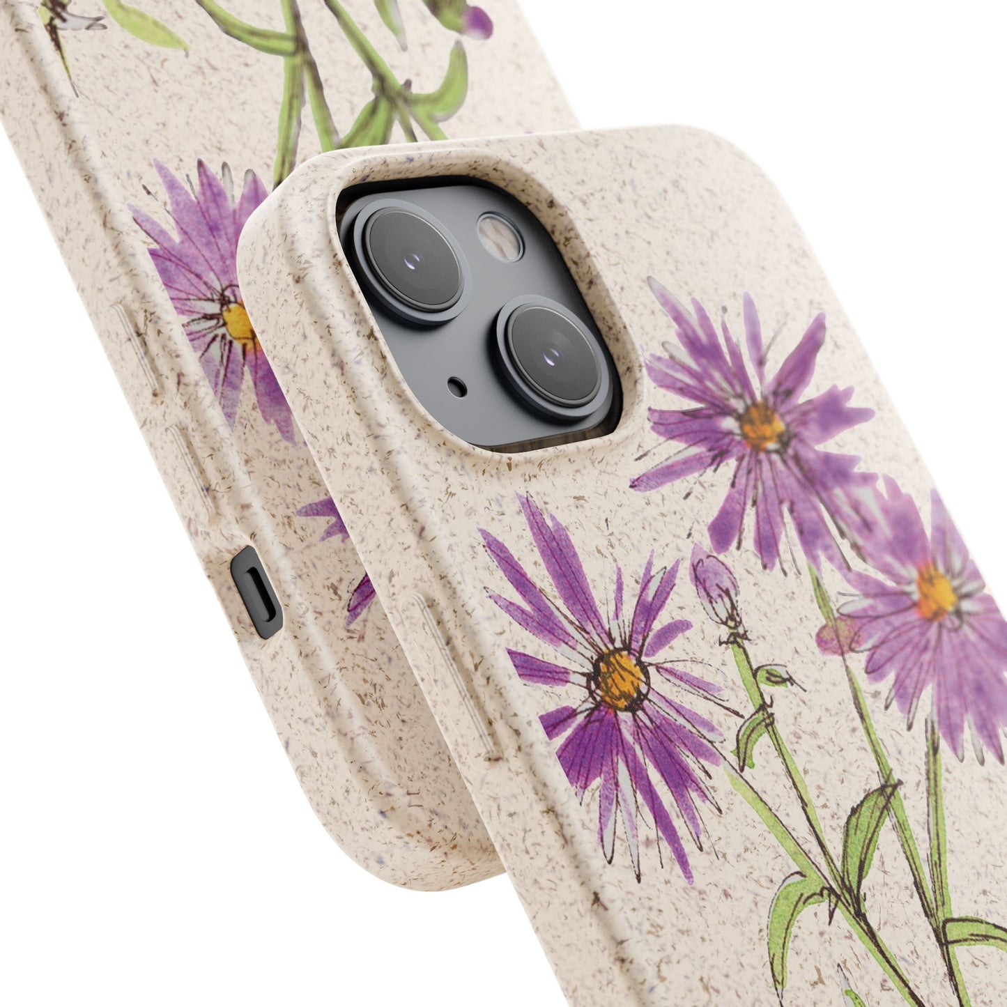 New England Aster Biodegradable Phone Case