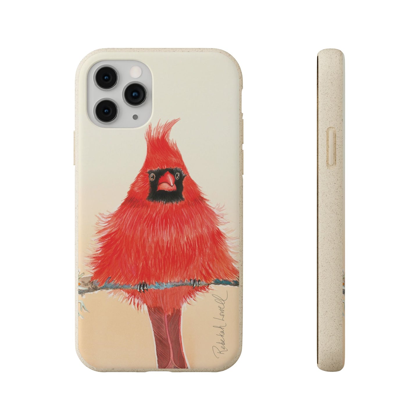 Northern Cardinal Biodegradable Phone Case
