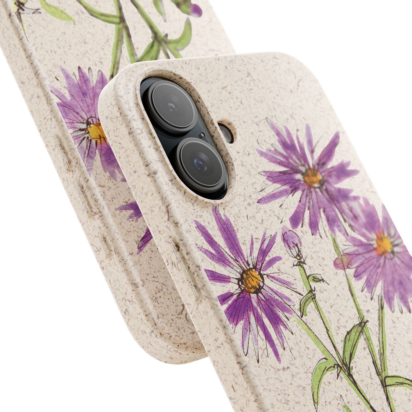 New England Aster Biodegradable Phone Case