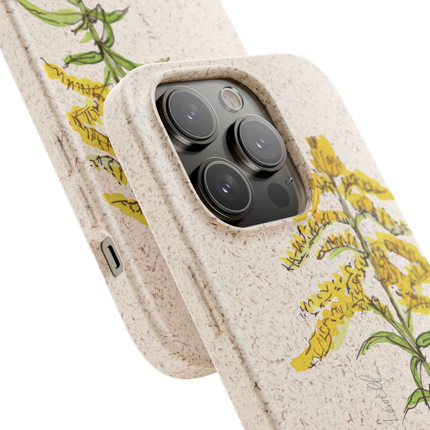 Canada Goldenrod Biodegradable Phone Case