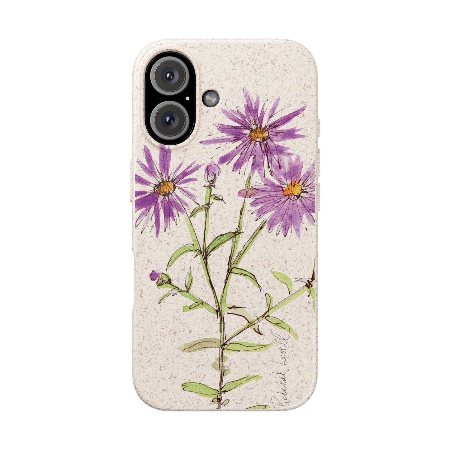 New England Aster Biodegradable Phone Case