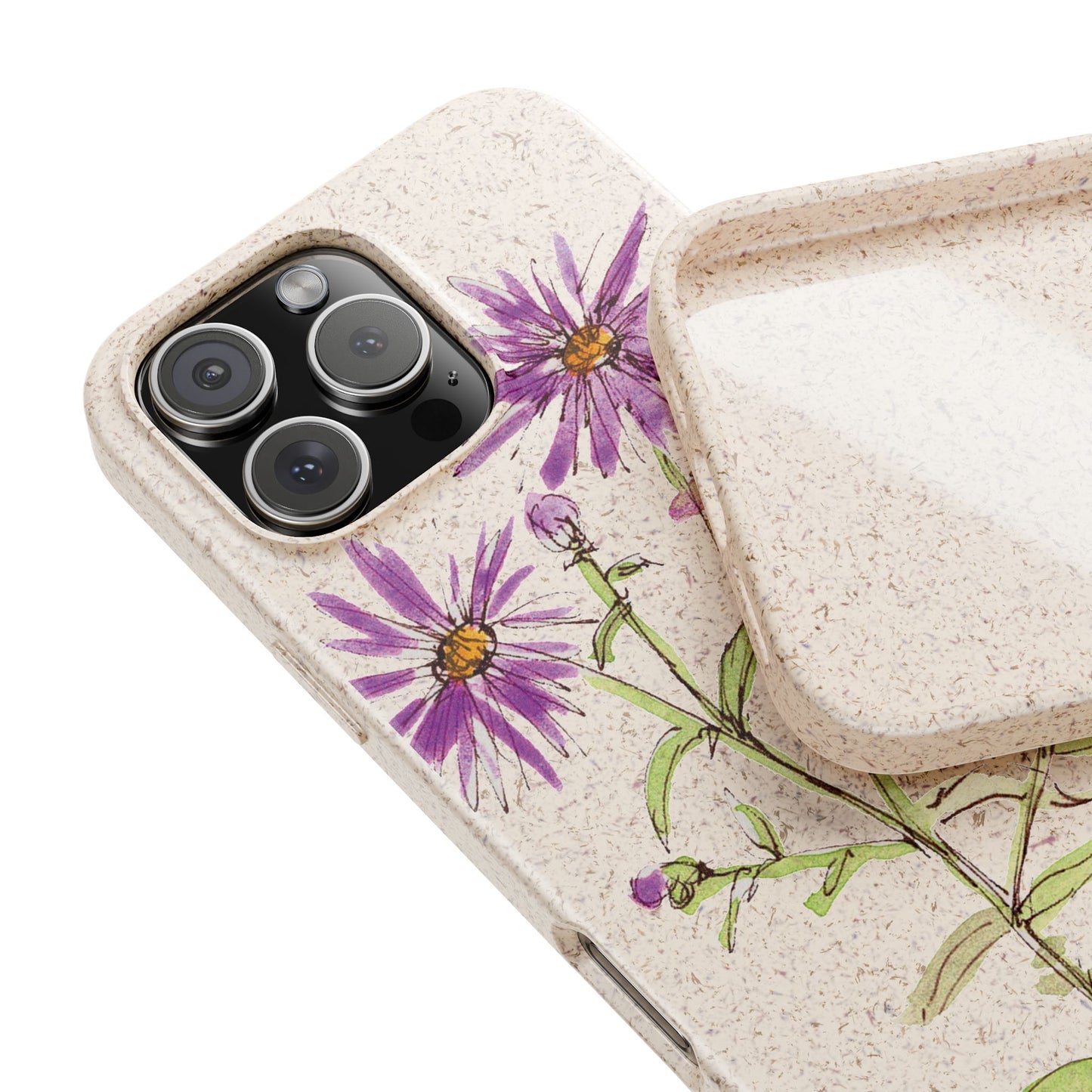 New England Aster Biodegradable Phone Case