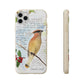 Cedar Waxwing Biodegradable Phone Case