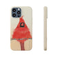 Northern Cardinal Biodegradable Phone Case