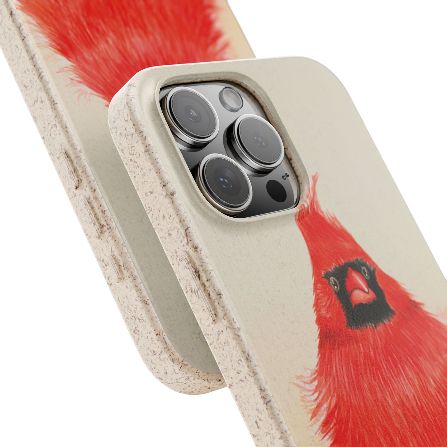 Northern Cardinal Biodegradable Phone Case