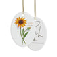 Rudbeckia Ceramic Ornament