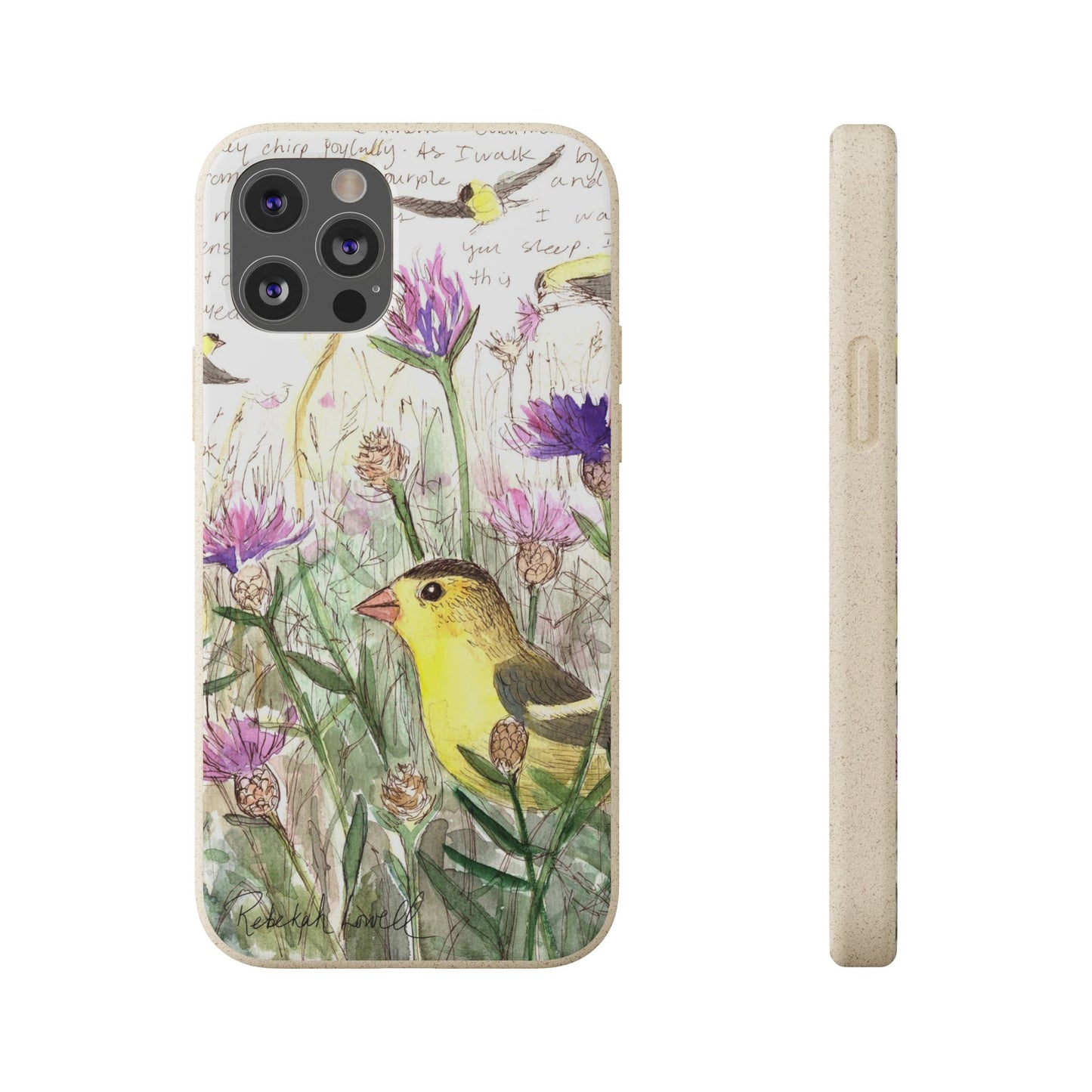 American Goldfinch Biodegradable Phone Case