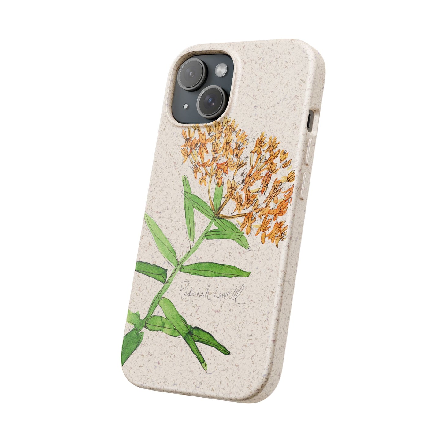 Butterfly Weed Biodegradable Phone Case