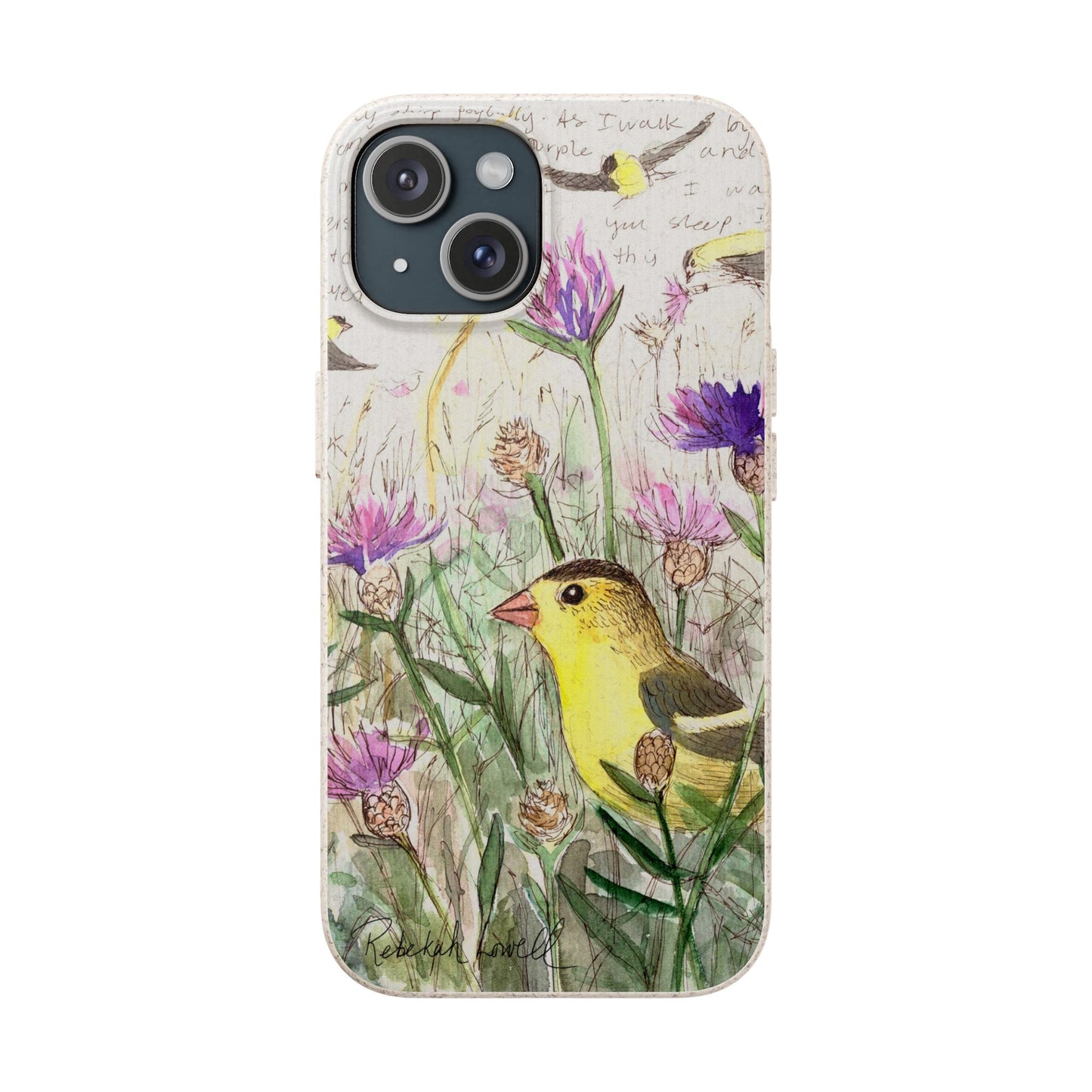 American Goldfinch Biodegradable Phone Case