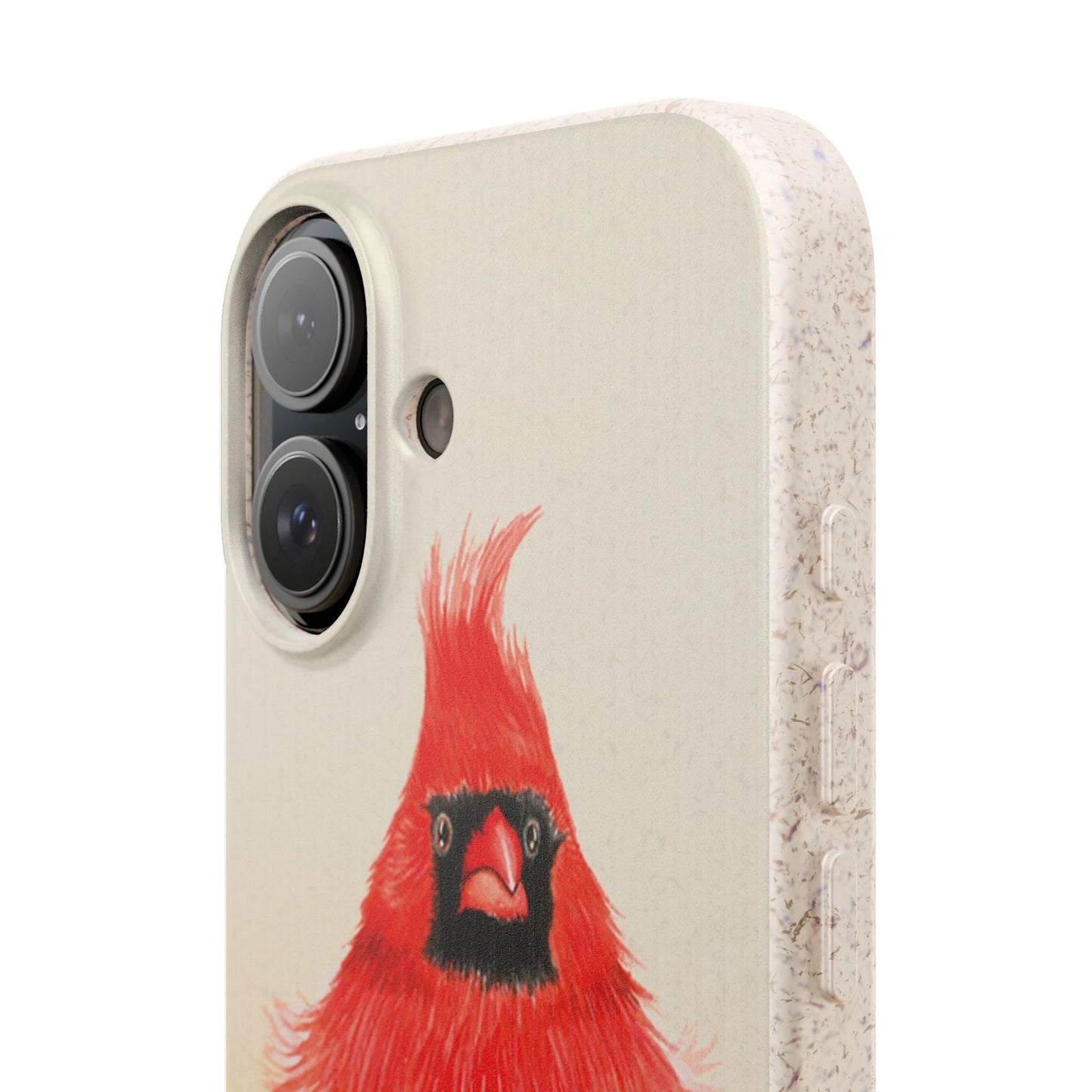 Northern Cardinal Biodegradable Phone Case