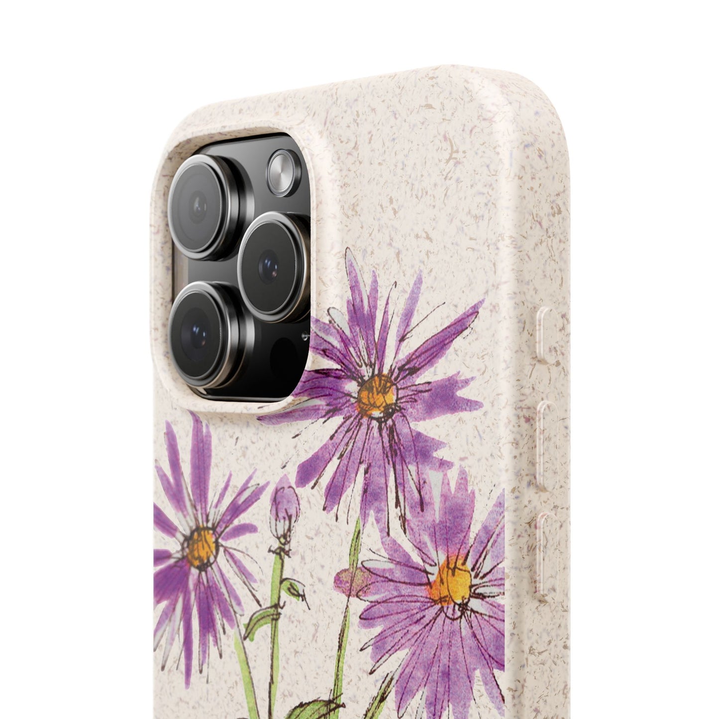 New England Aster Biodegradable Phone Case