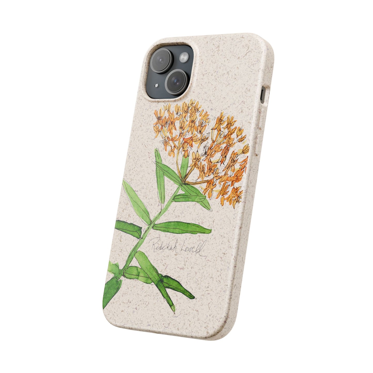 Butterfly Weed Biodegradable Phone Case
