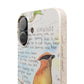 Cedar Waxwing Biodegradable Phone Case