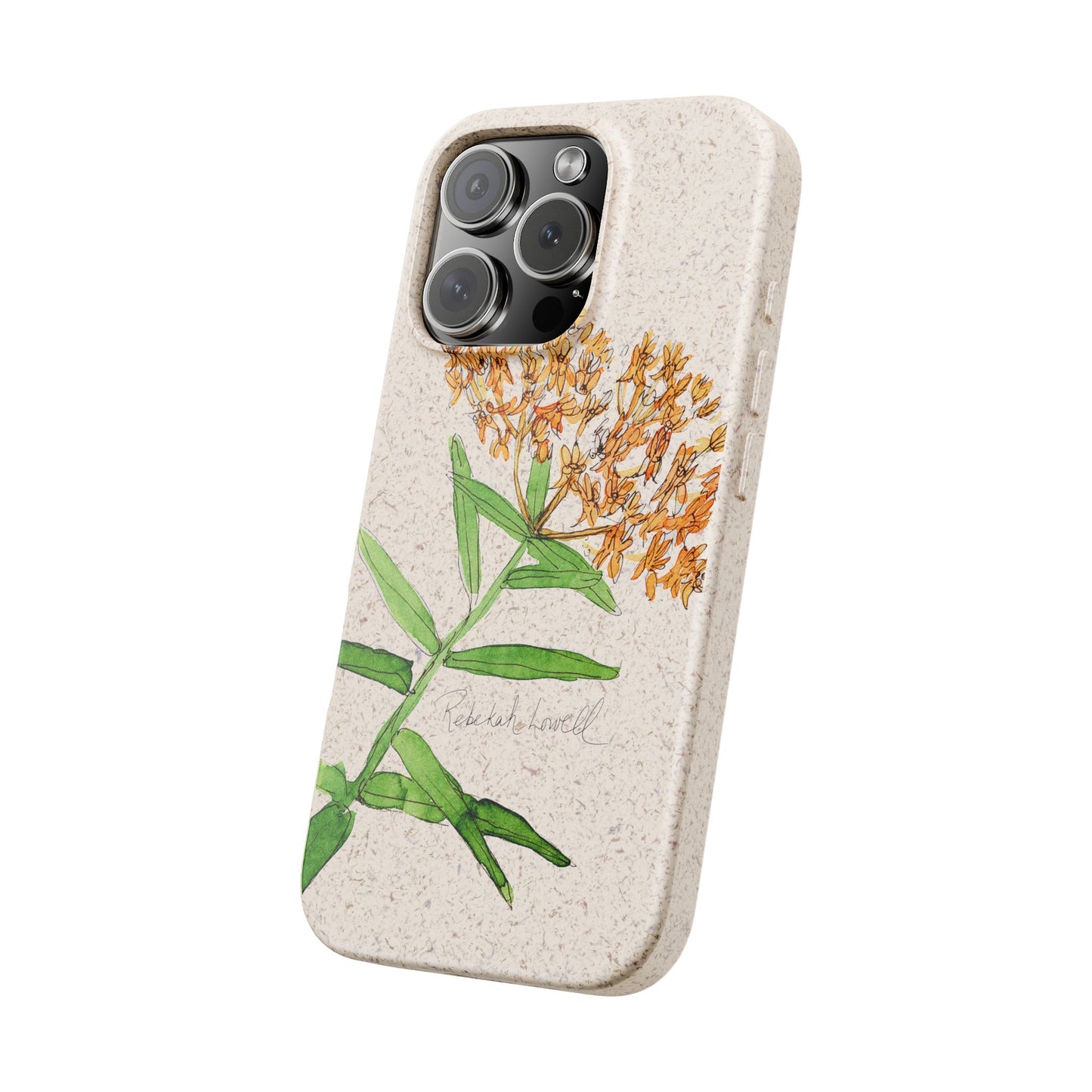 Butterfly Weed Biodegradable Phone Case