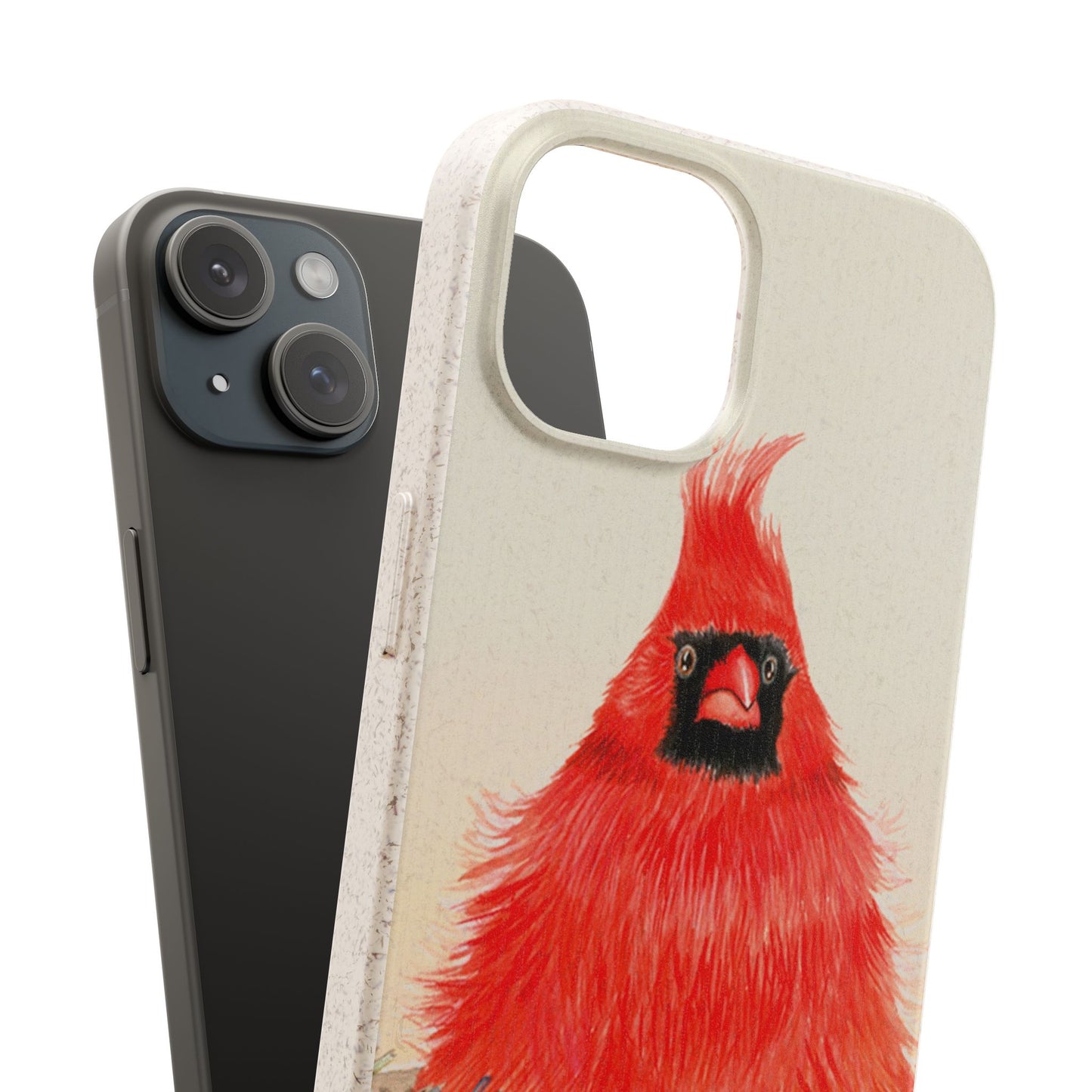 Northern Cardinal Biodegradable Phone Case