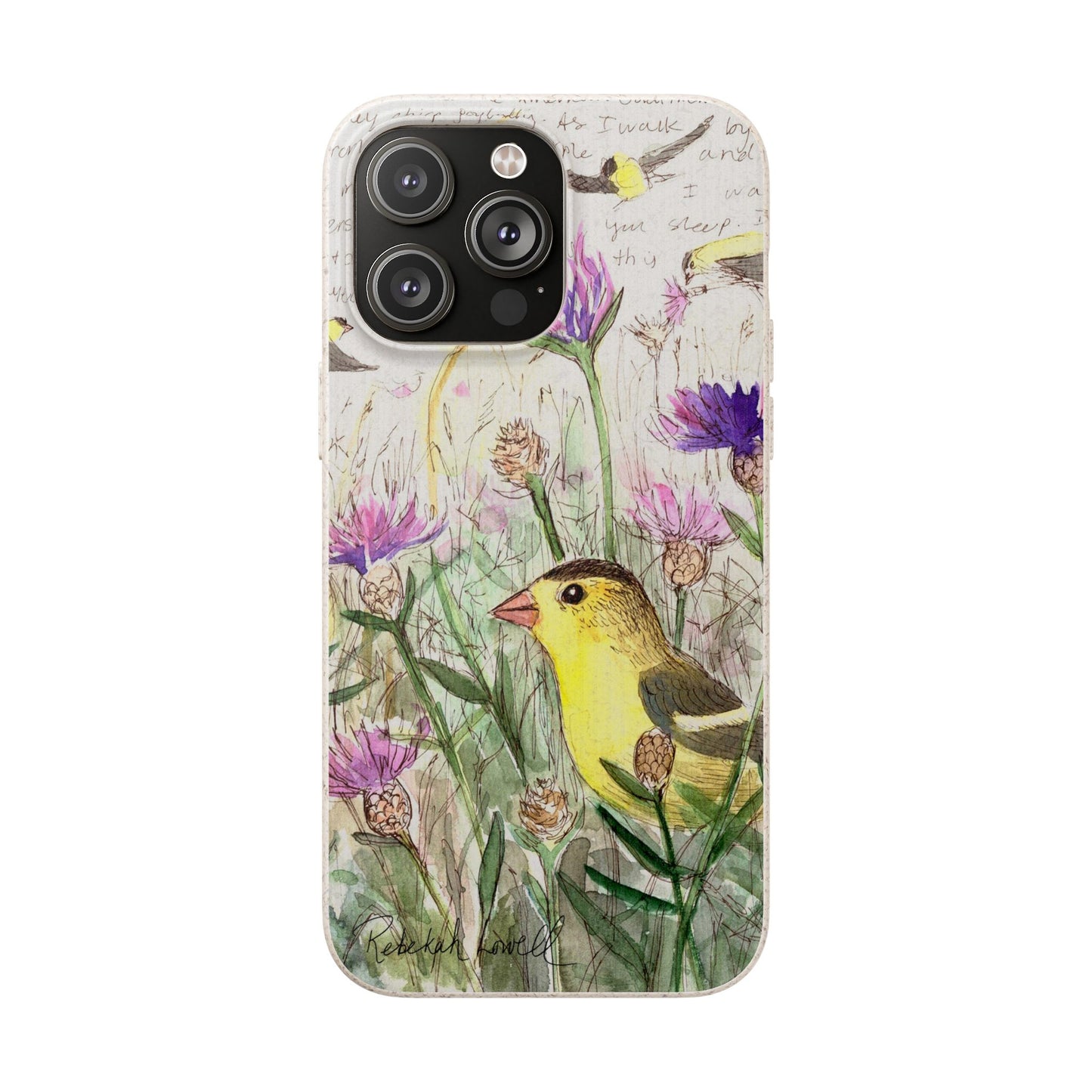 American Goldfinch Biodegradable Phone Case