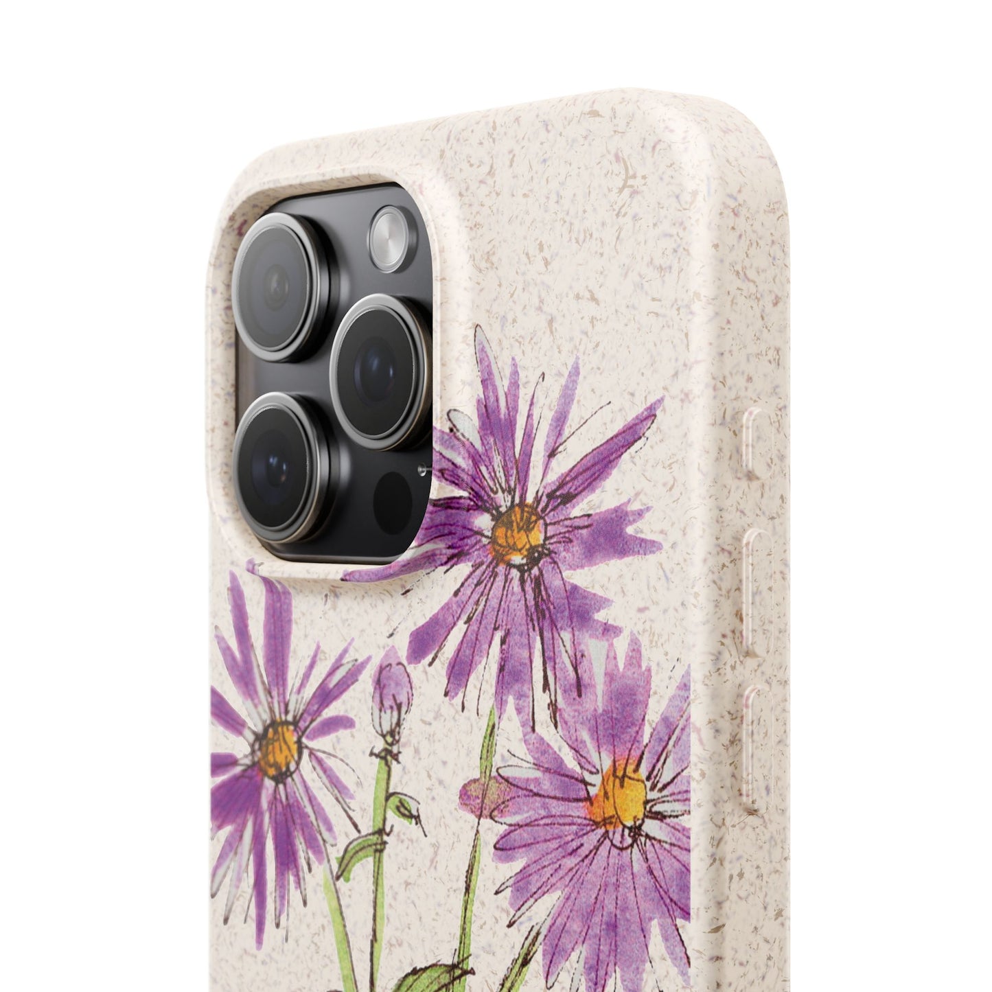 New England Aster Biodegradable Phone Case