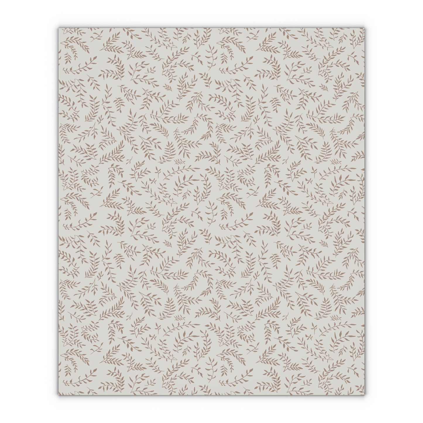 Winding Leaves Holiday Gift Wrap Wrapping Paper