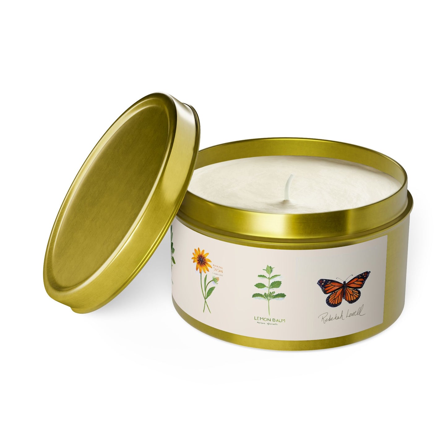 A Naturalist's Holiday Candle, small