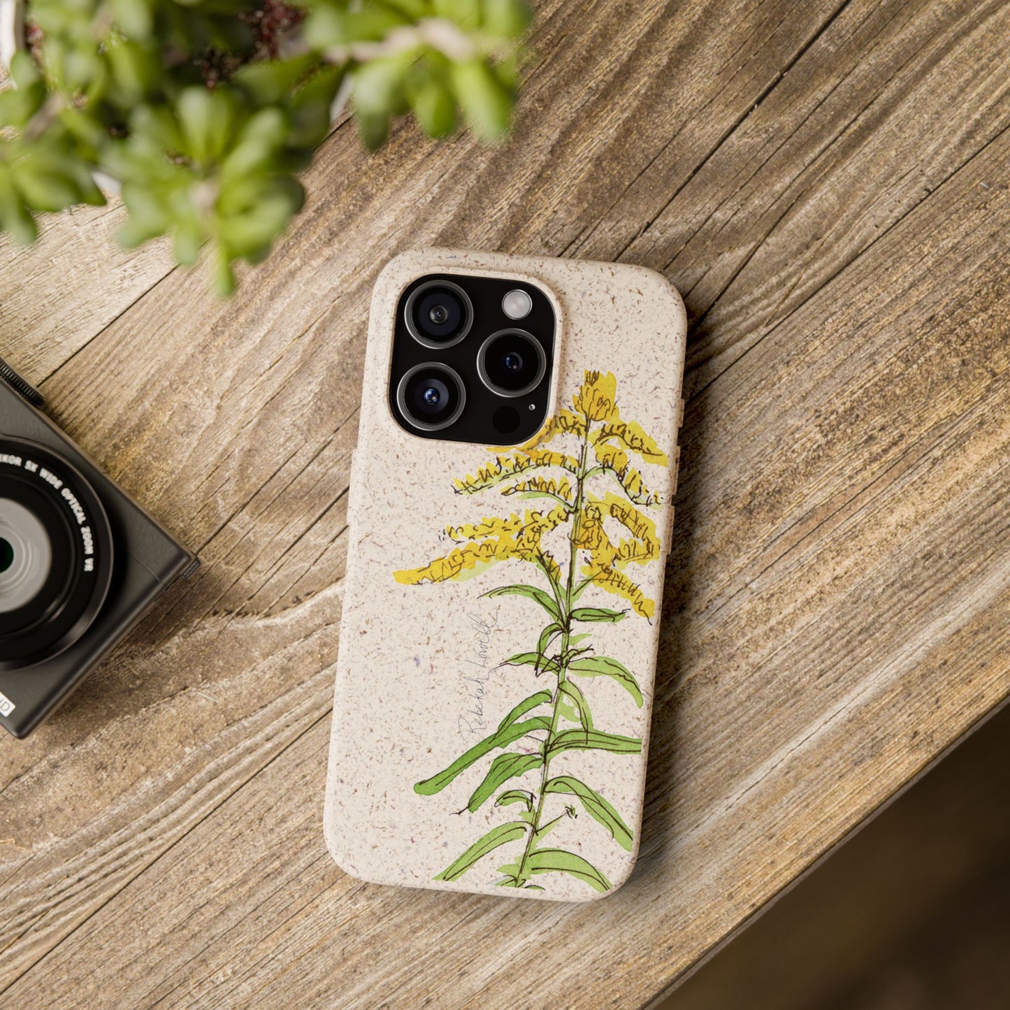 Canada Goldenrod Biodegradable Phone Case