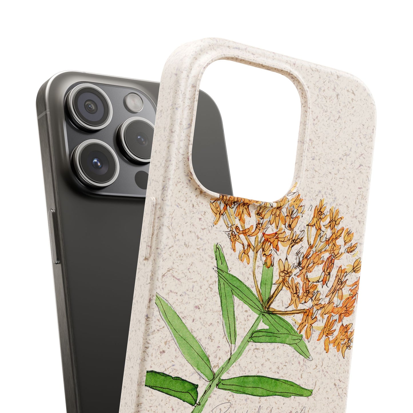 Butterfly Weed Biodegradable Phone Case