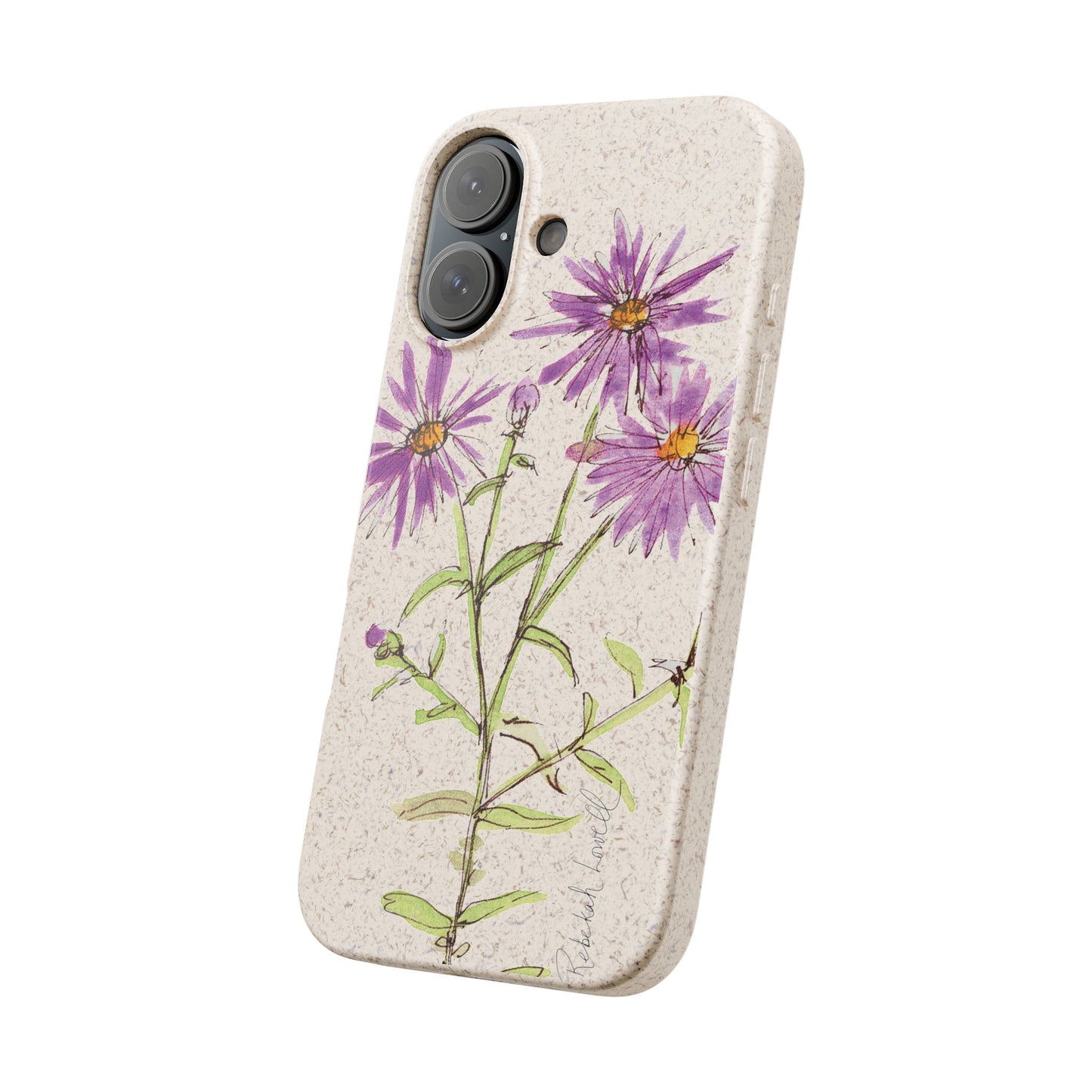 New England Aster Biodegradable Phone Case