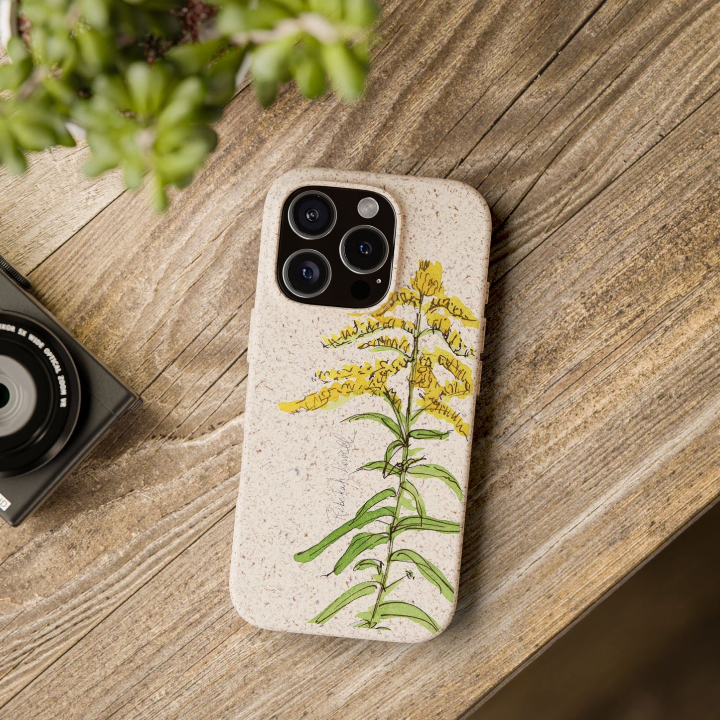 Canada Goldenrod Biodegradable Phone Case