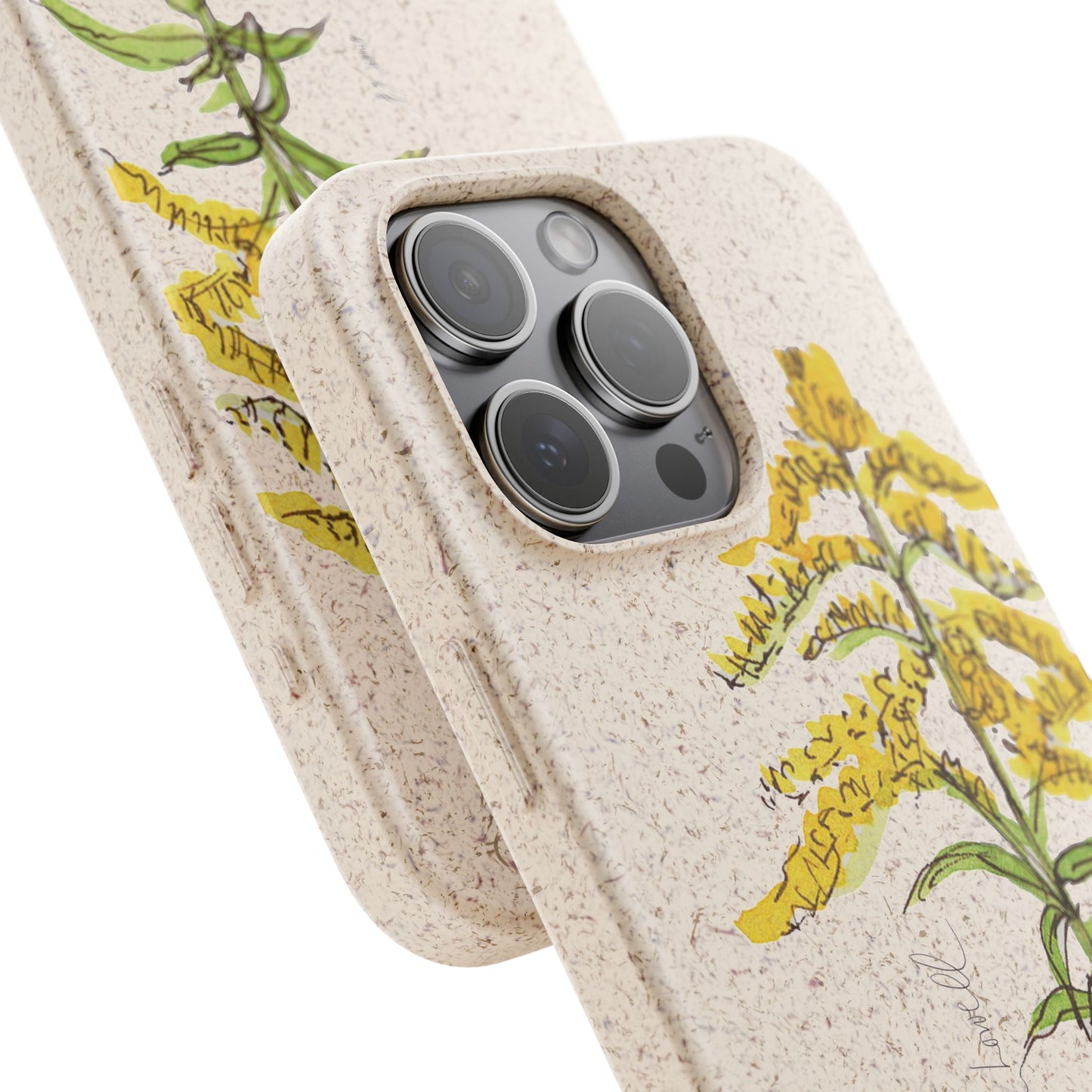 Canada Goldenrod Biodegradable Phone Case