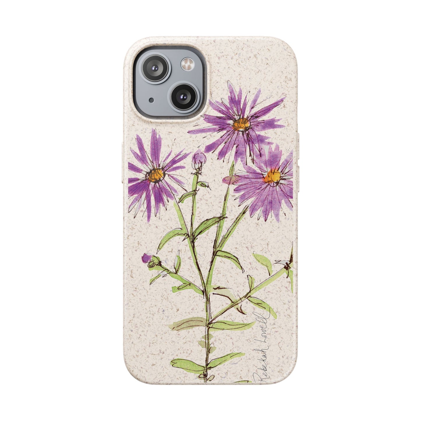 New England Aster Biodegradable Phone Case