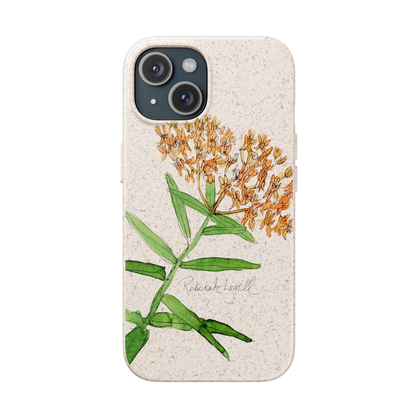 Butterfly Weed Biodegradable Phone Case