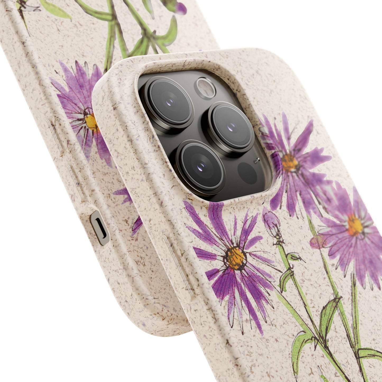 New England Aster Biodegradable Phone Case