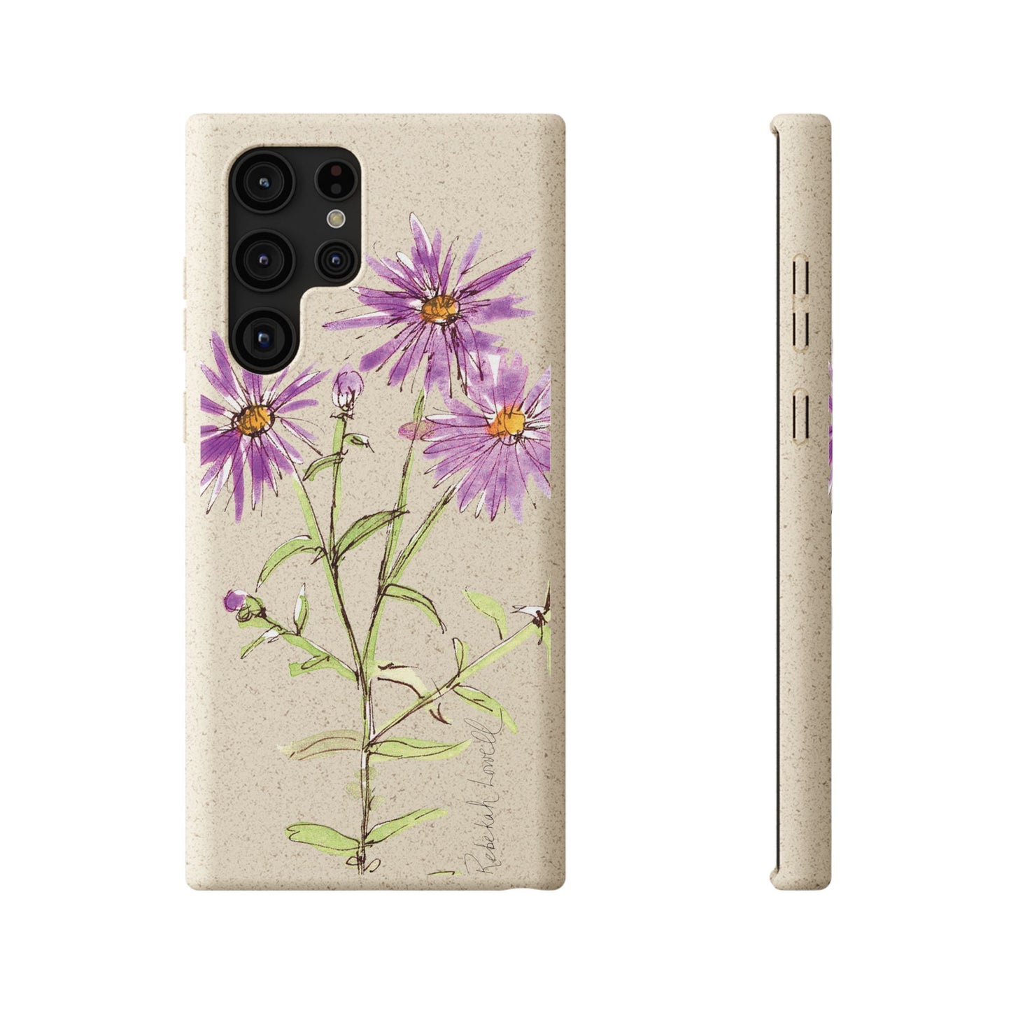 New England Aster Biodegradable Phone Case