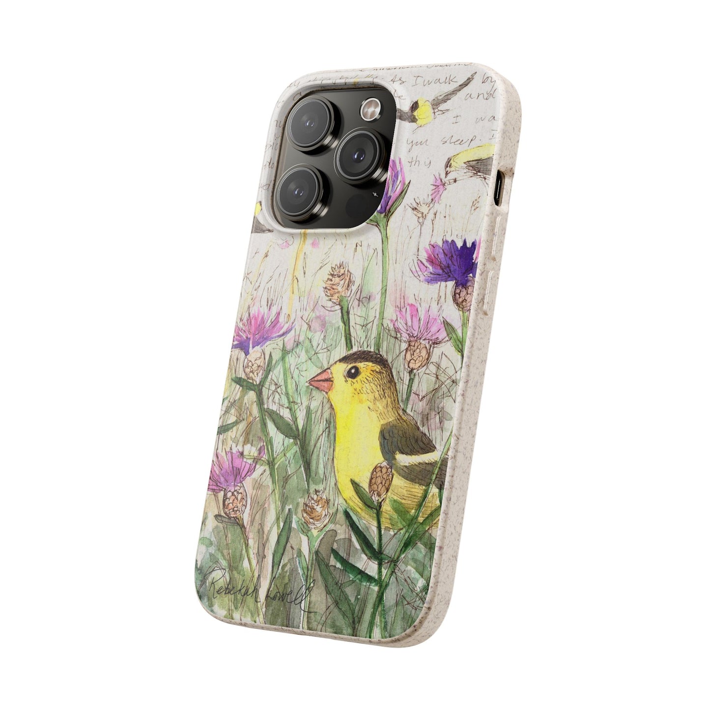 American Goldfinch Biodegradable Phone Case