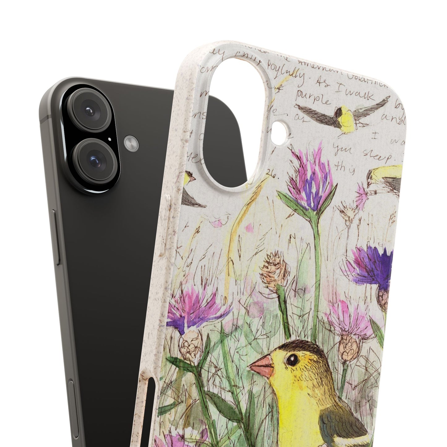 American Goldfinch Biodegradable Phone Case