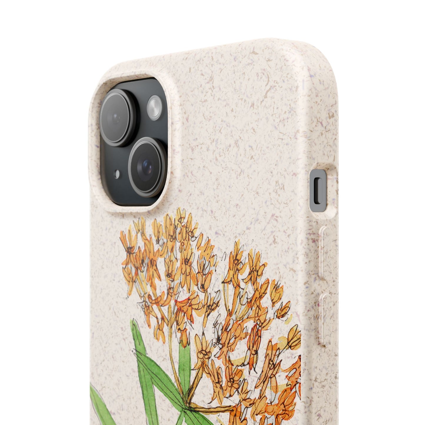 Butterfly Weed Biodegradable Phone Case
