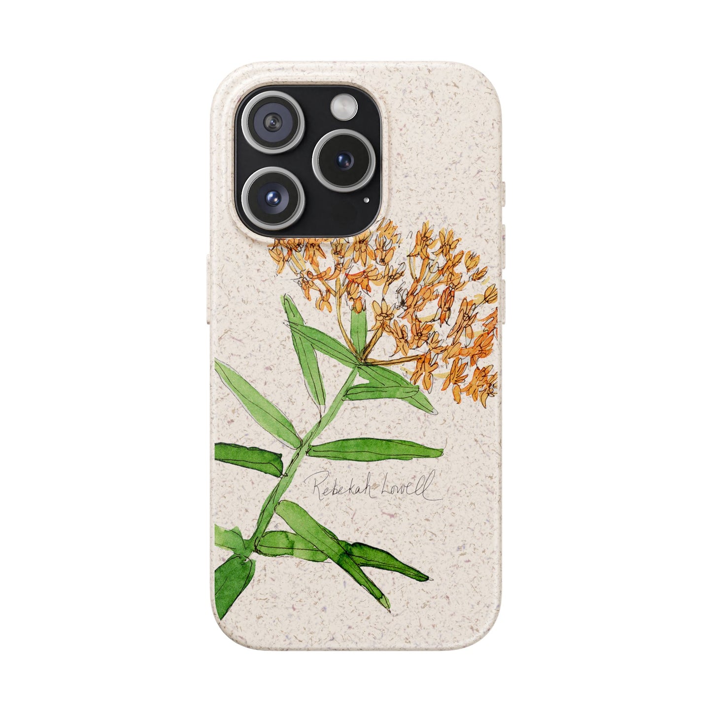 Butterfly Weed Biodegradable Phone Case
