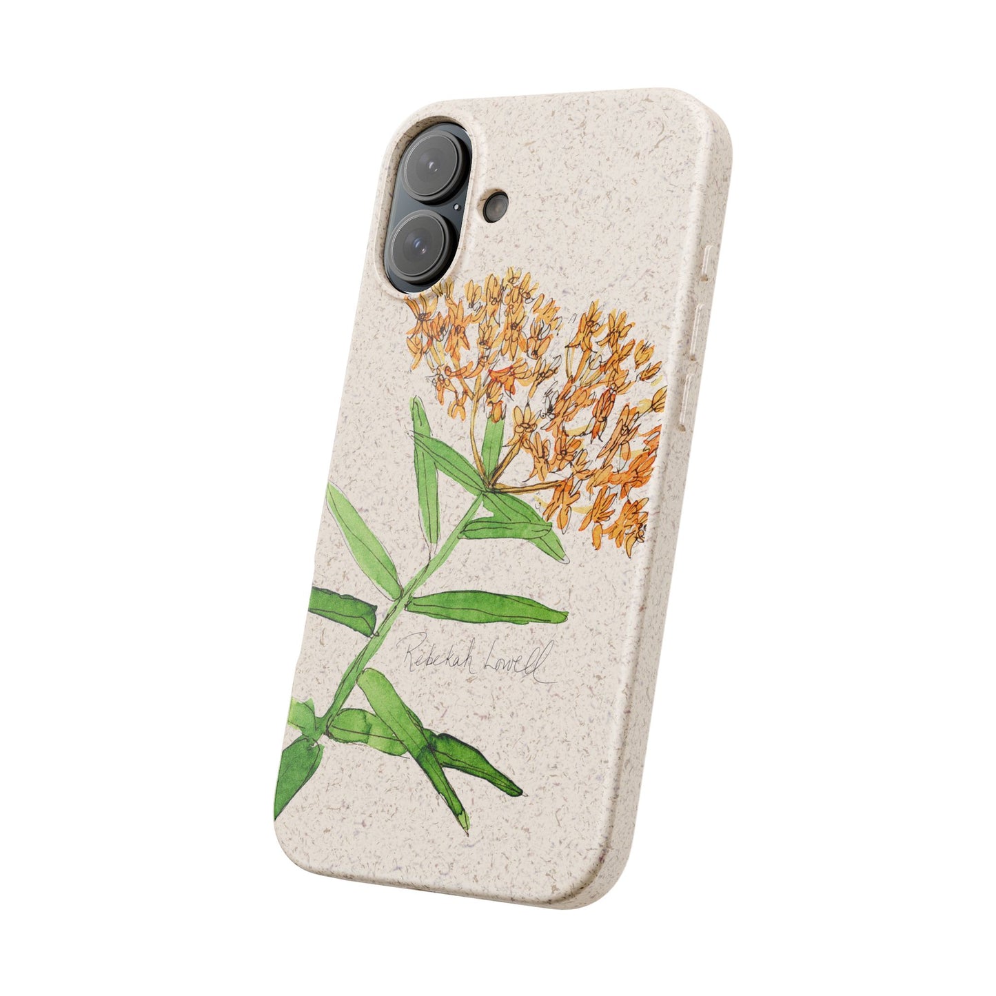 Butterfly Weed Biodegradable Phone Case