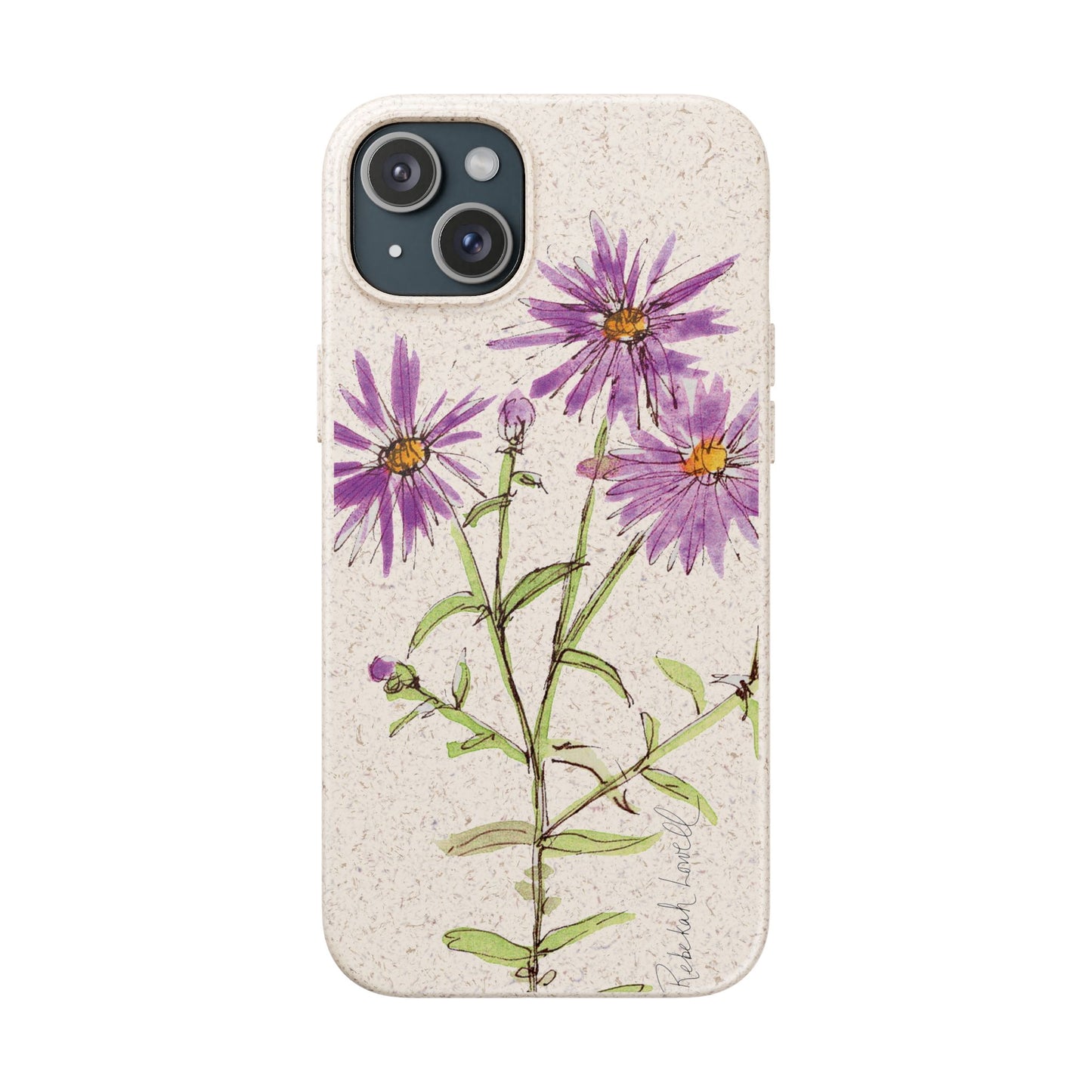 New England Aster Biodegradable Phone Case