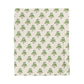 Garden Sage Velveteen Plush Blanket