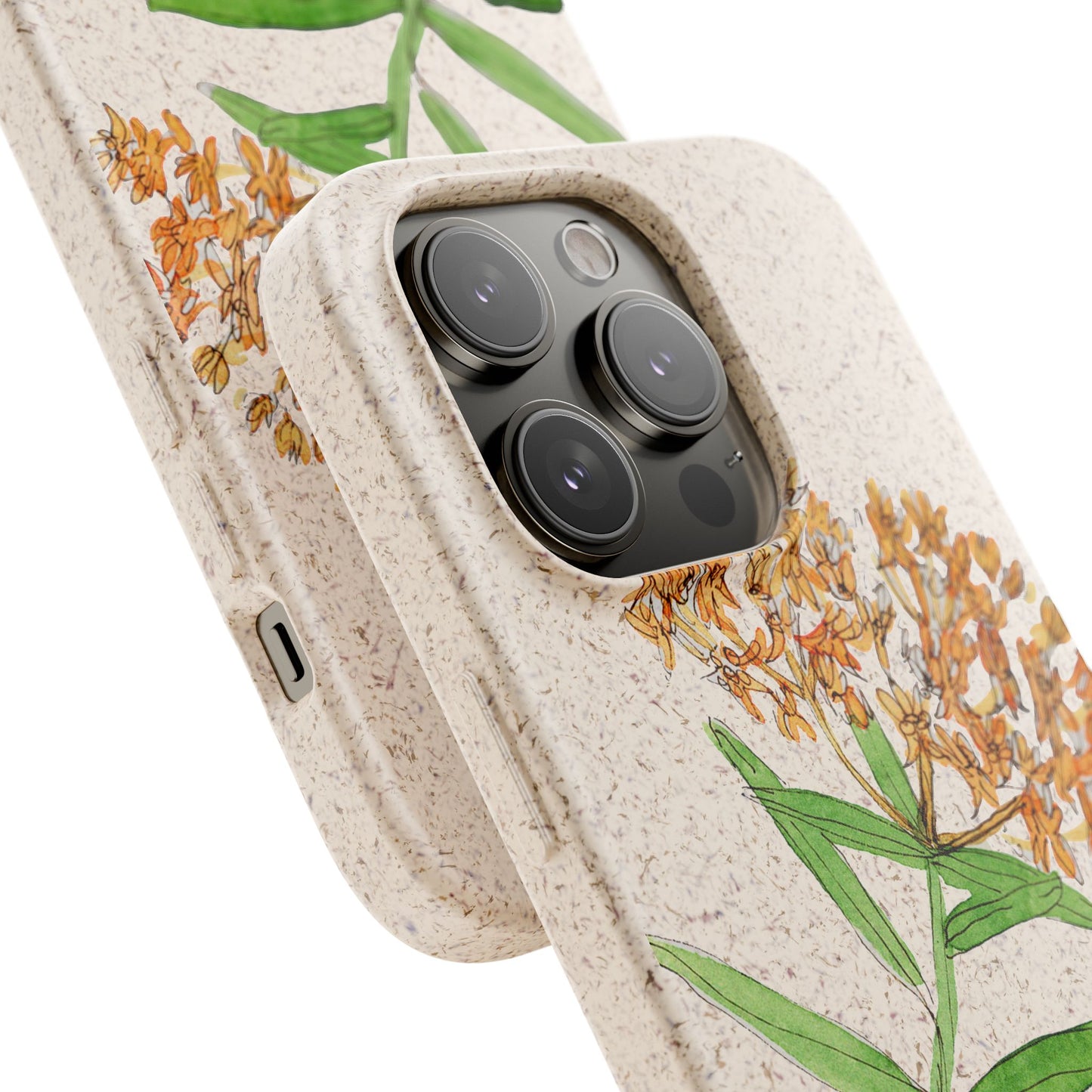 Butterfly Weed Biodegradable Phone Case