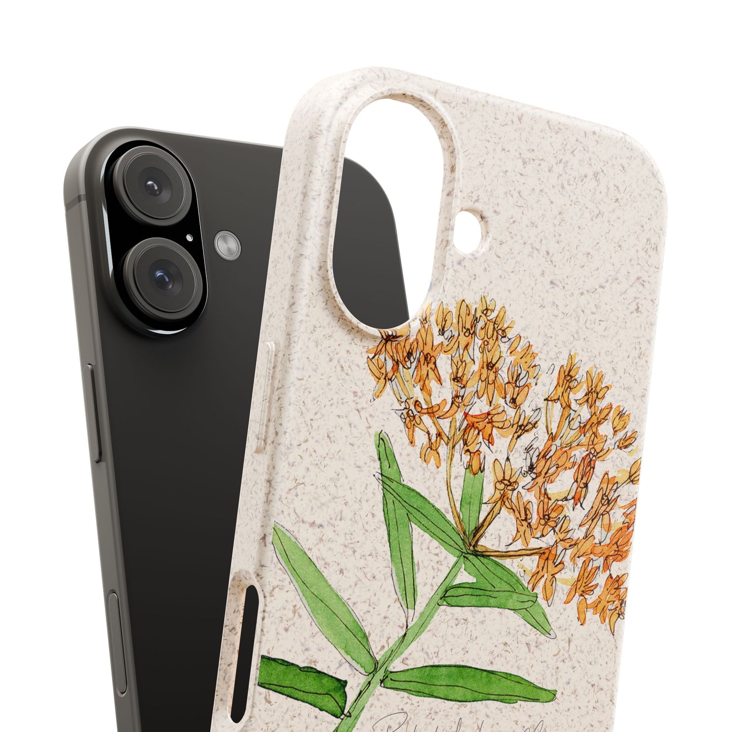 Butterfly Weed Biodegradable Phone Case