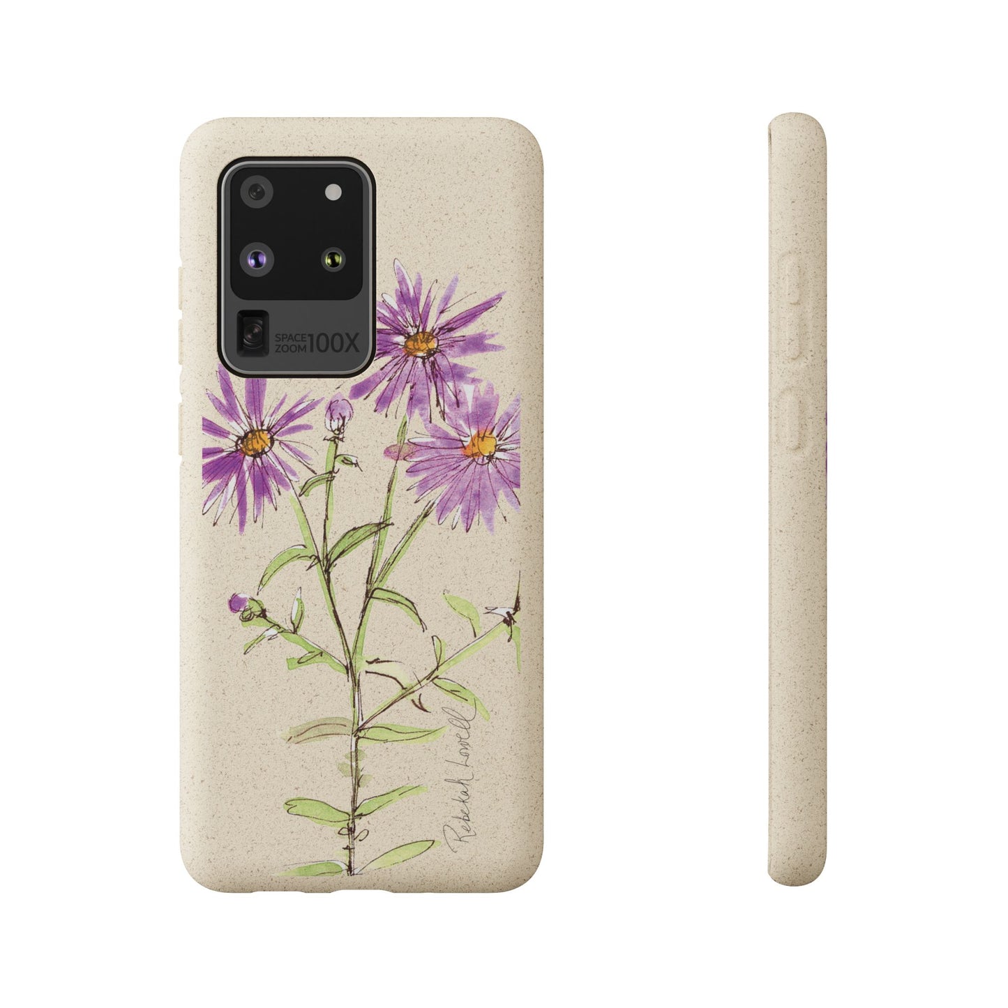 New England Aster Biodegradable Phone Case