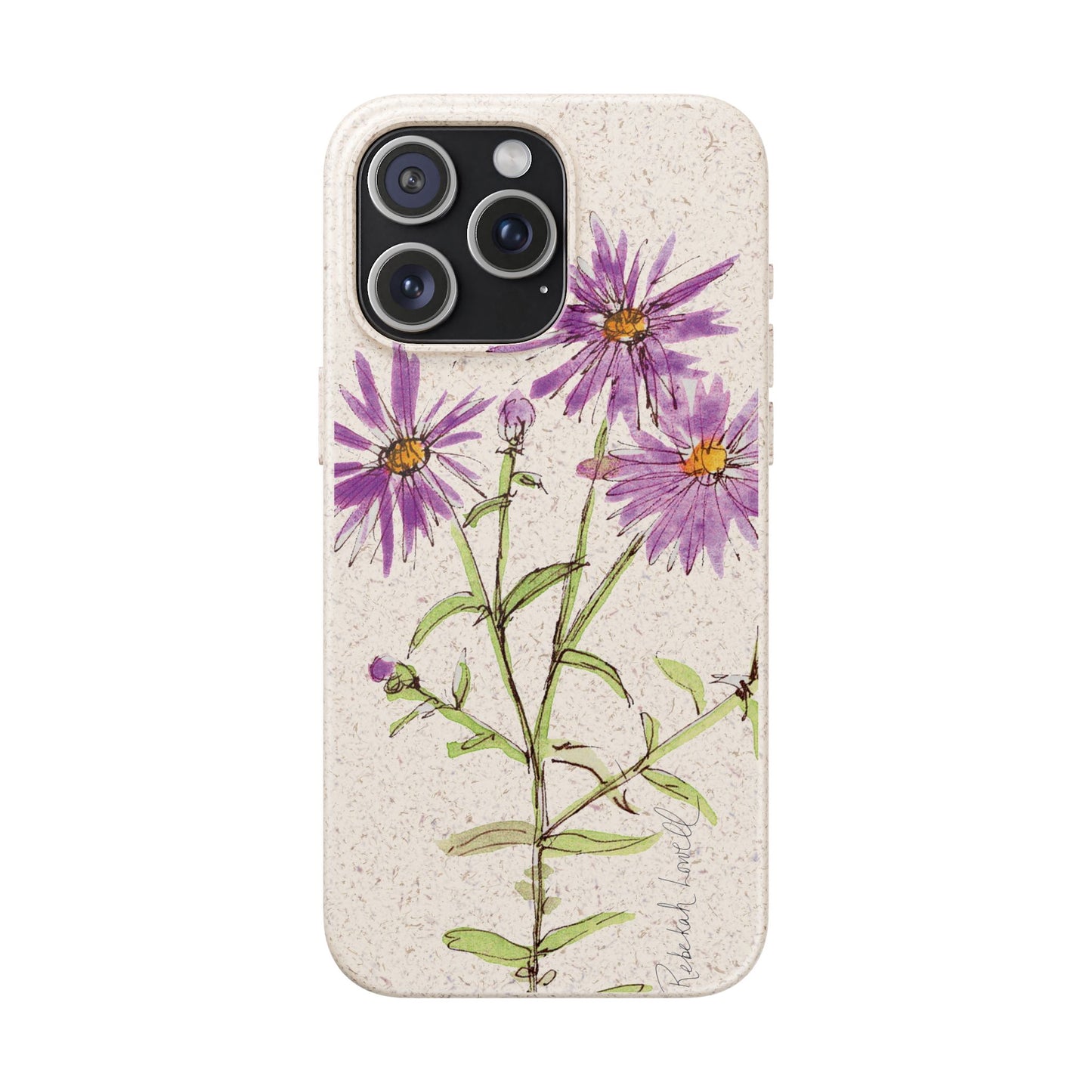 New England Aster Biodegradable Phone Case
