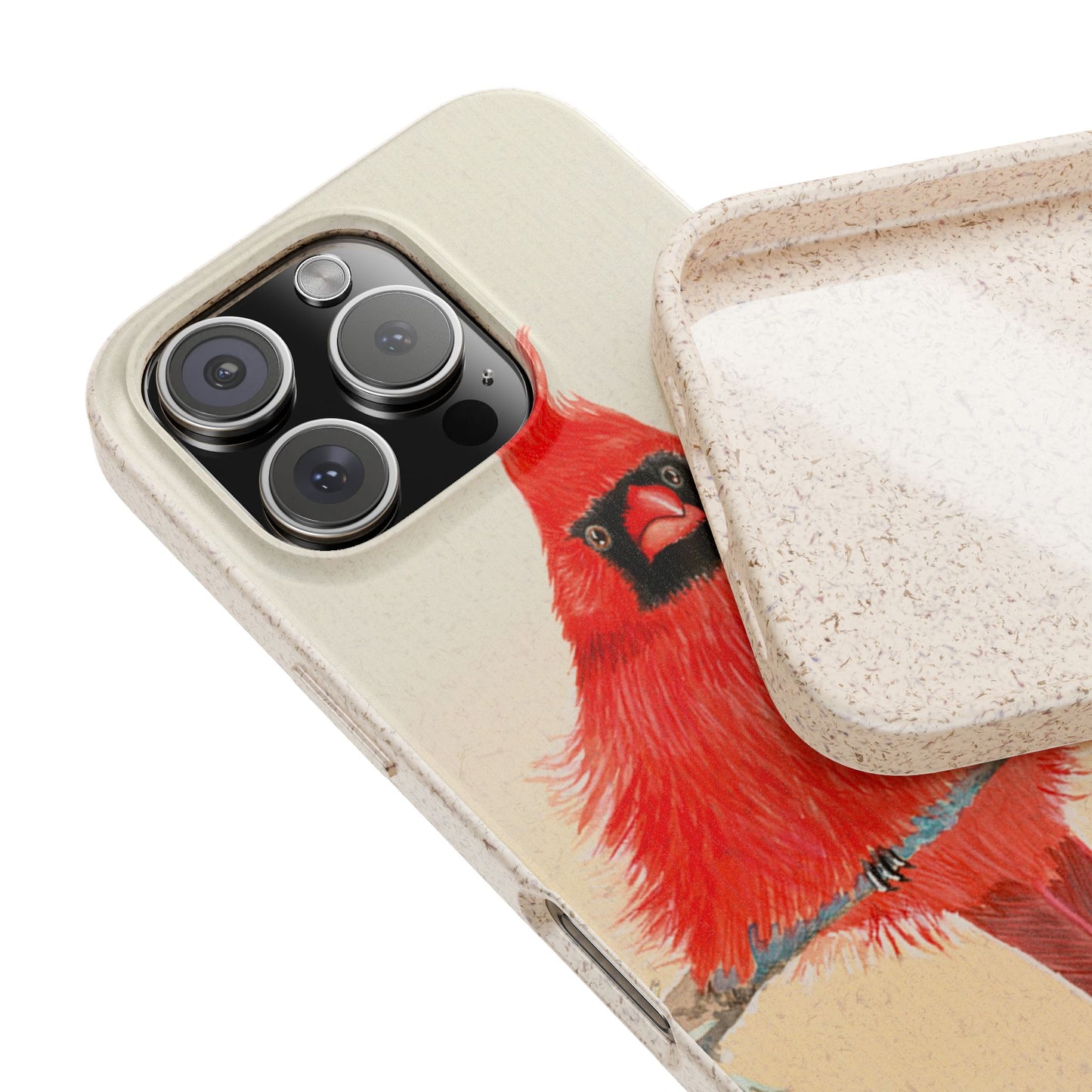 Northern Cardinal Biodegradable Phone Case