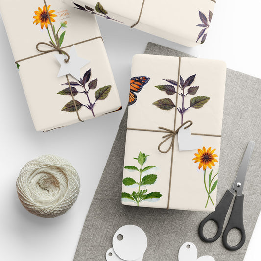 A Naturalist's Holiday Gift Wrap Wrapping Papers