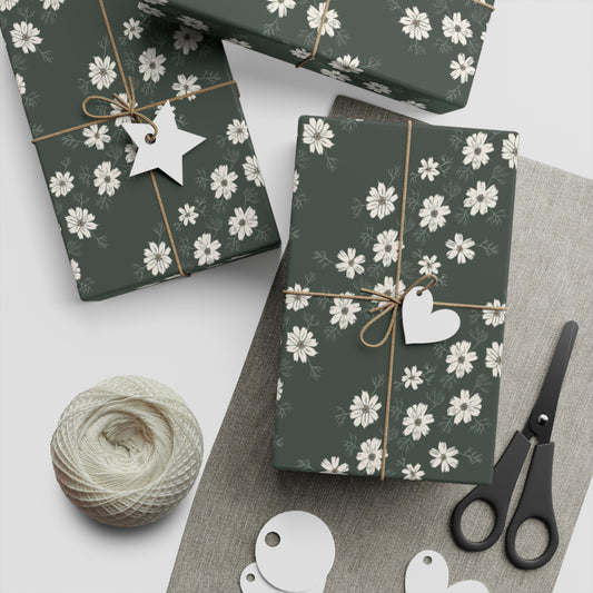 Cosmos Holiday Gift Wrap Wrapping Paper