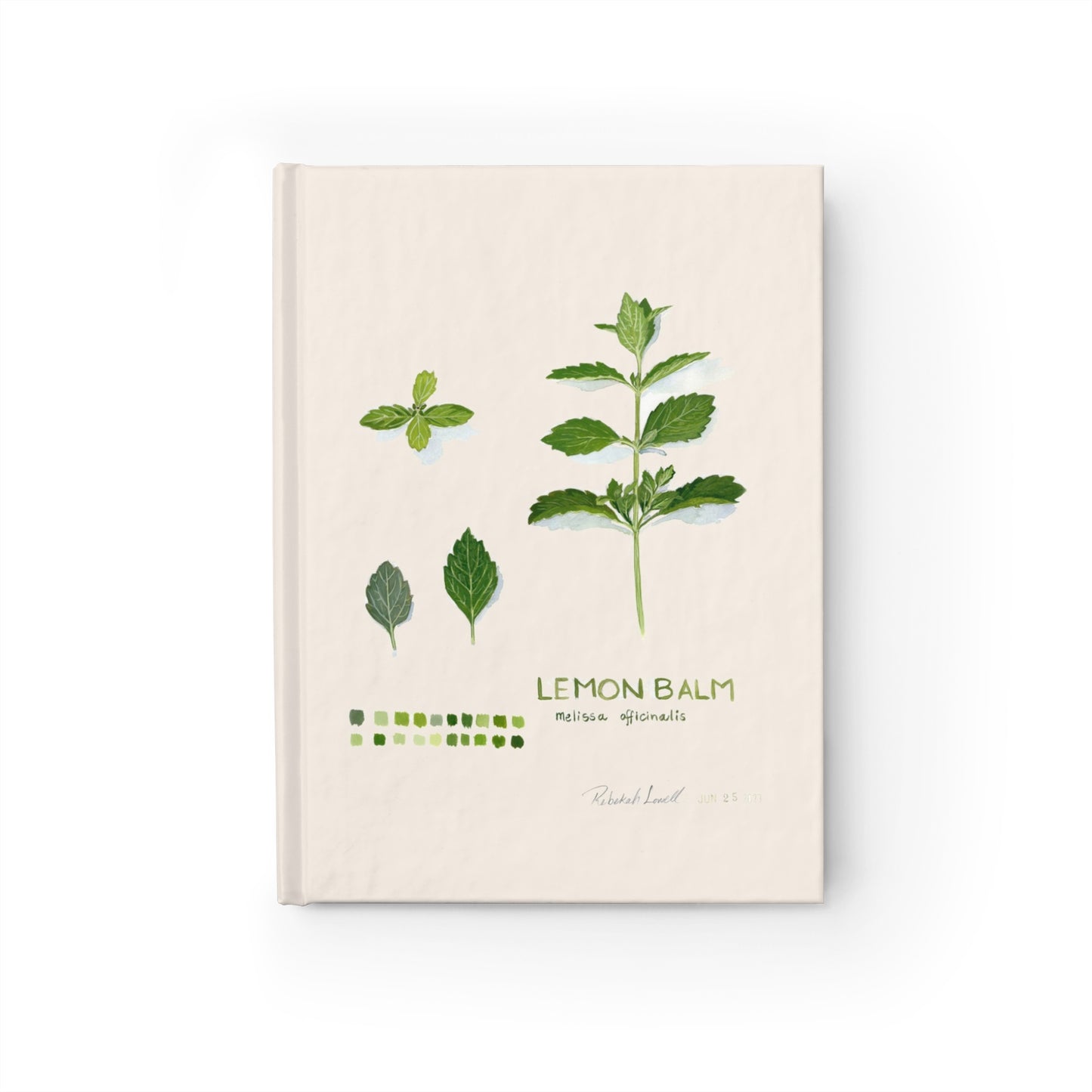 Lemon Balm Blank Journal