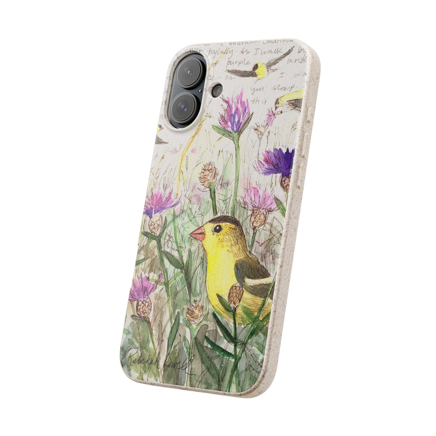 American Goldfinch Biodegradable Phone Case