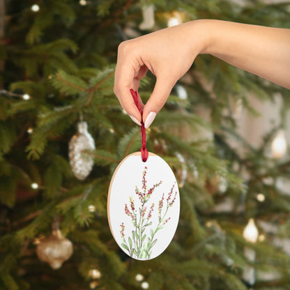 Sheep Sorrel Wooden Ornament
